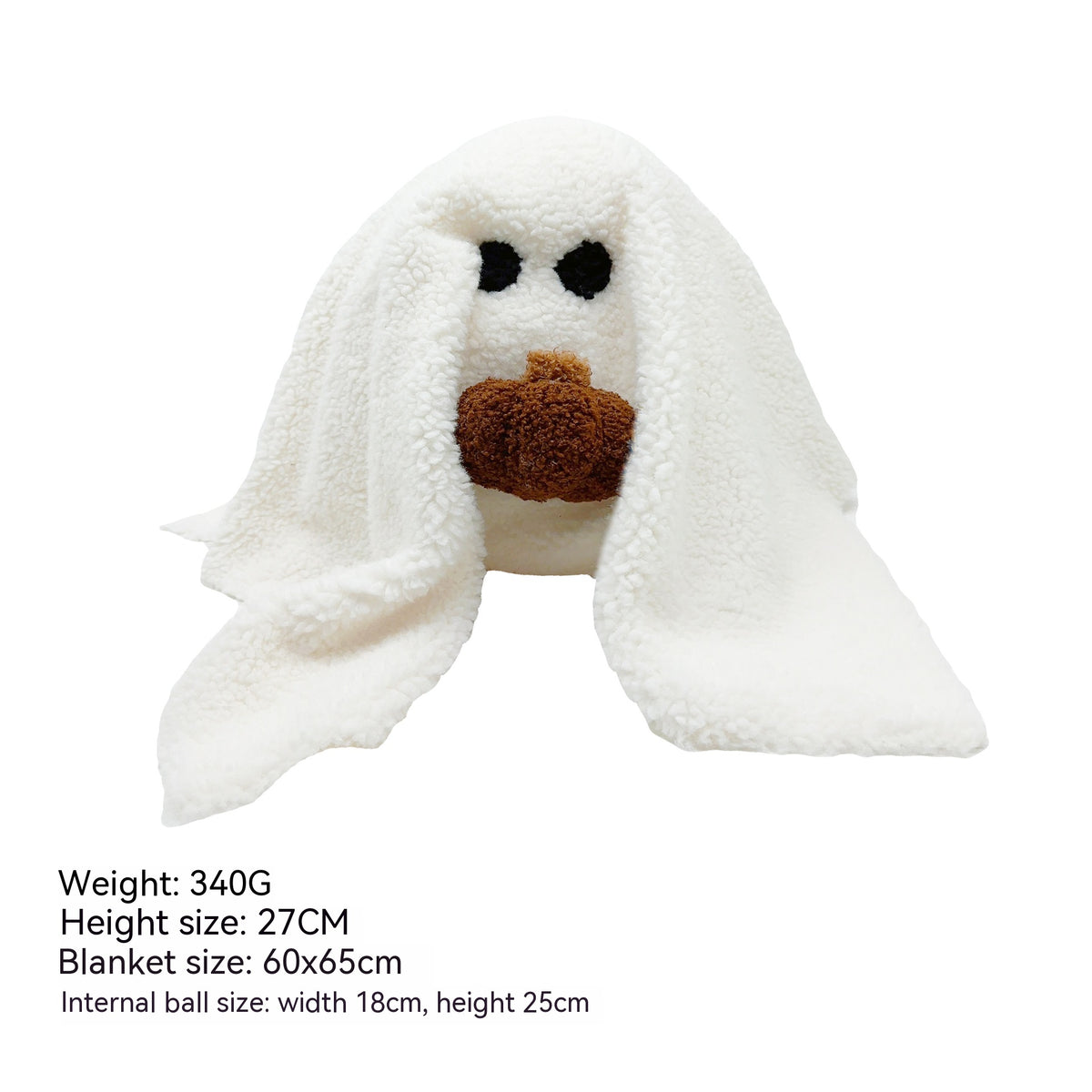 Halloween Ghost Plush with Blanket