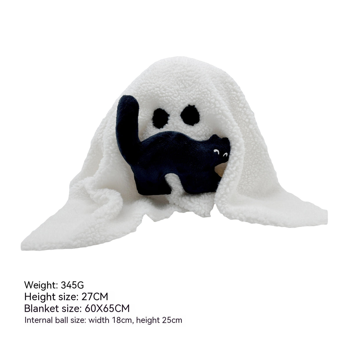 Halloween Ghost Plush with Blanket