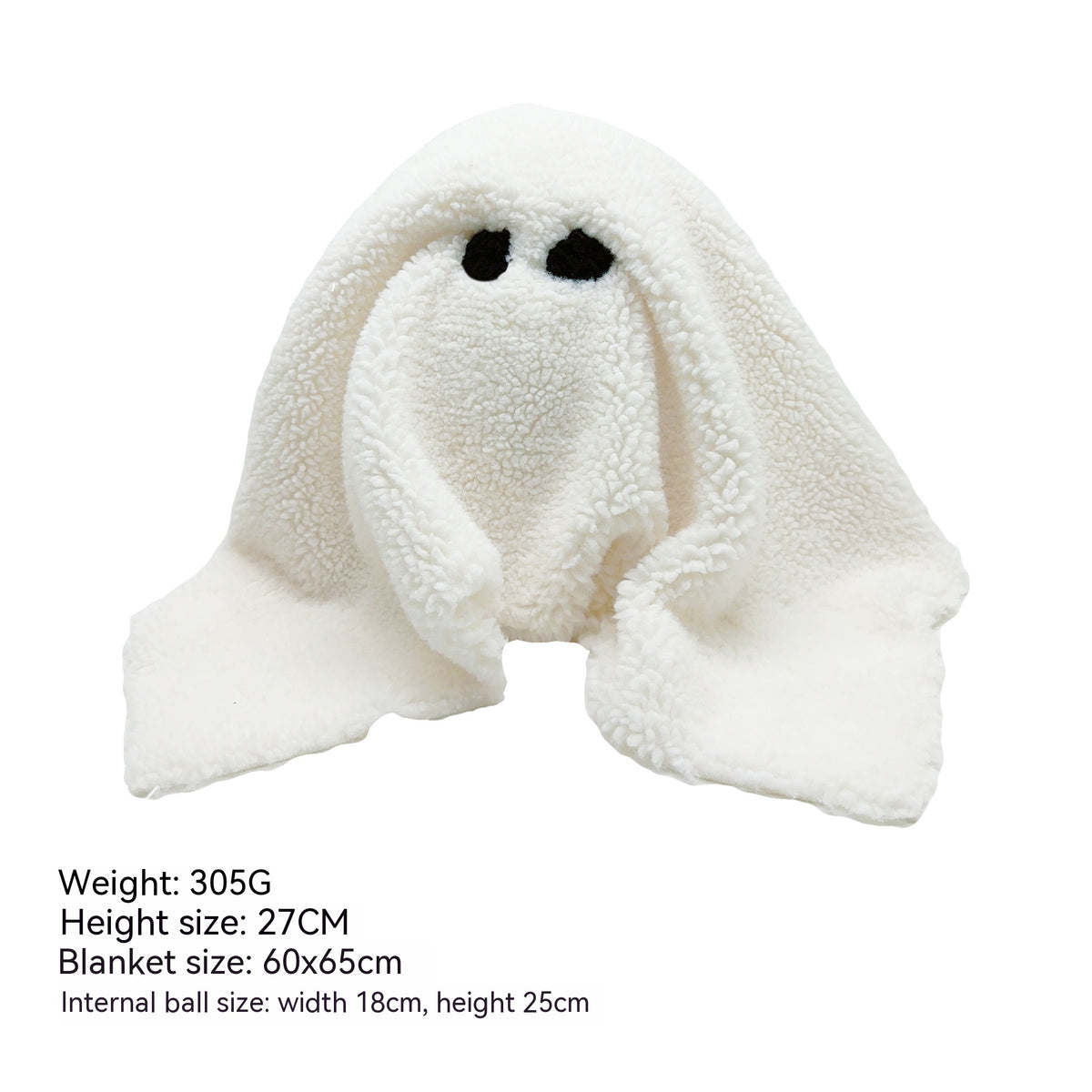 Halloween Ghost Plush with Blanket