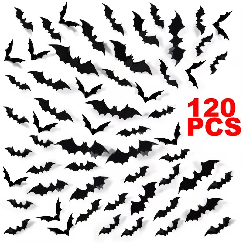 Halloween 3D Bat Wall Stickers