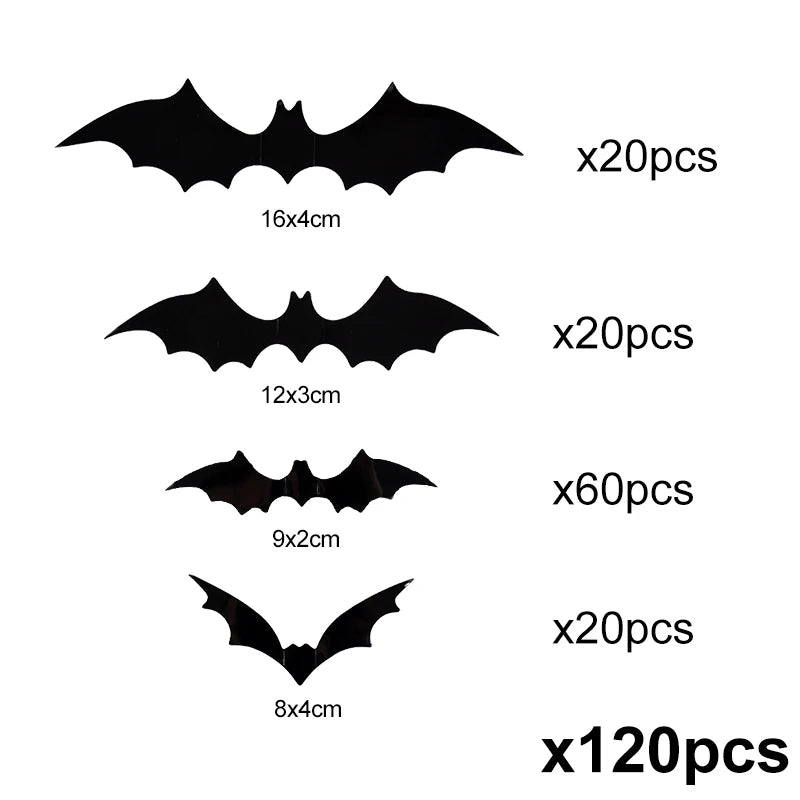 Halloween 3D Bat Wall Stickers