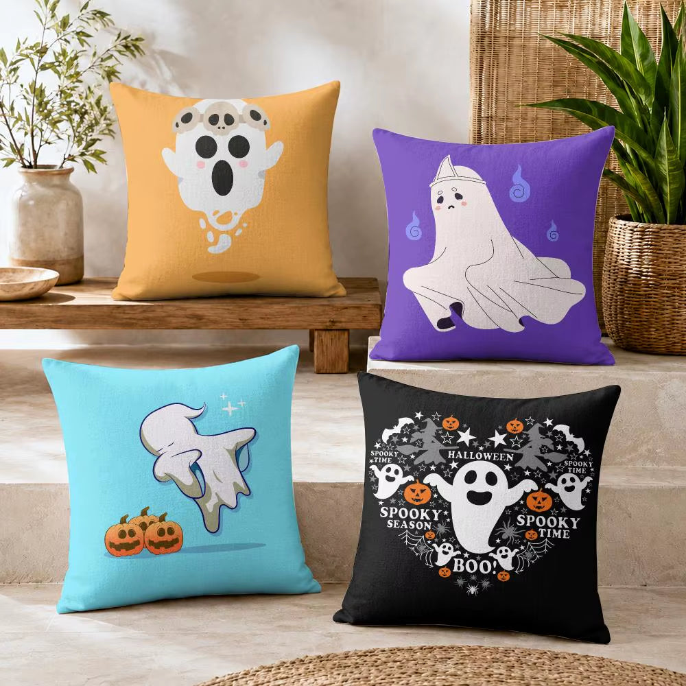 Halloween Ghost Cushion Cover