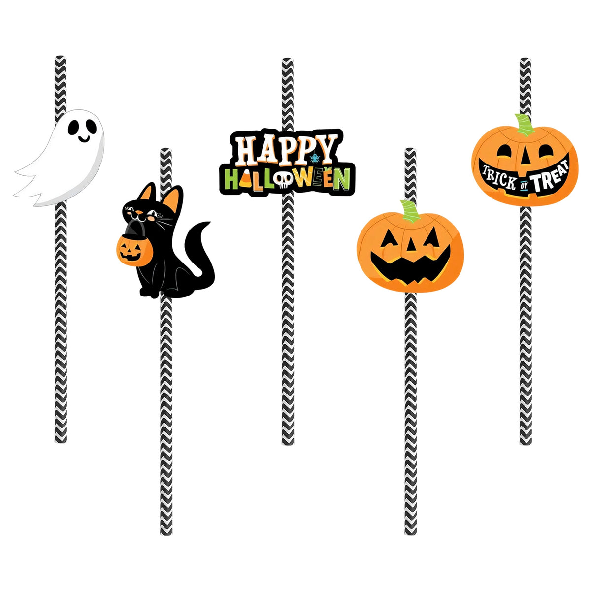 Halloween Party Straws 25-Pack